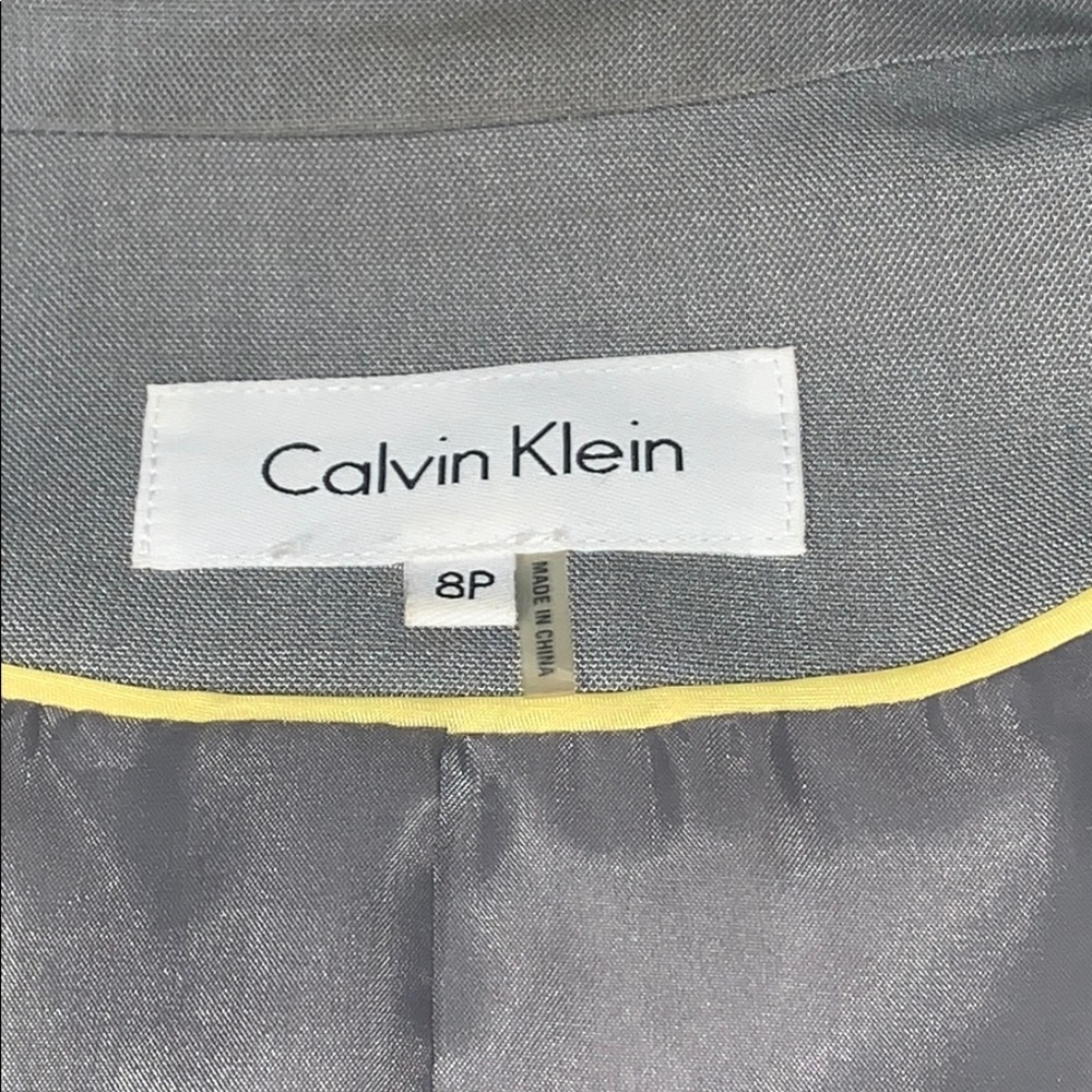 CALVIN KLEIN GRAY 2PC JACKET AND PANTS SUIT SET - Picture 11 of 12